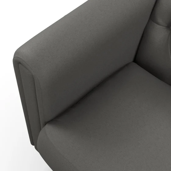Photo of the fabric Urban Ash swatch by James Dunlop. Use for Curtains, Upholstery, Accessory. Style of Plain, Texture