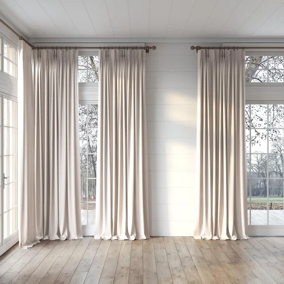 Photo of the fabric Borneo Uncoated Blush swatch by James Dunlop. Use for Curtains, Accessory, Top of Bed. Style of Stripe