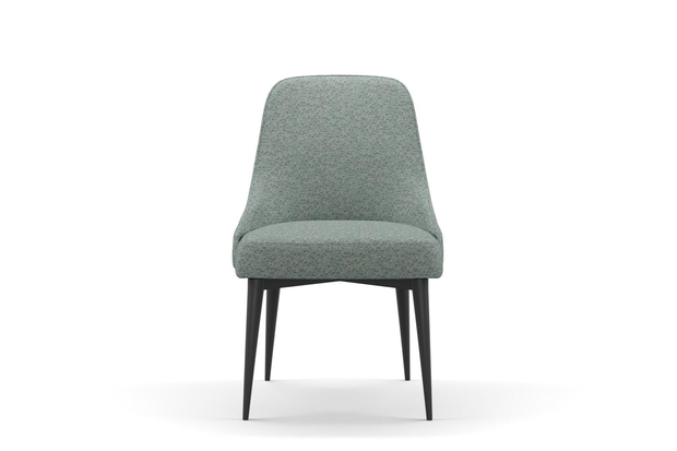 Photo of the fabric Omni Emerald swatch by James Dunlop FibreGuard. Use for Upholstery, Accessory, Top of Bed. Style of Plain, Texture