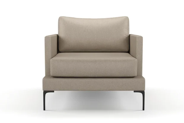 Photo of the fabric Prato Pumice swatch by Mokum. Use for Upholstery, Accessory. Style of Plain, Texture
