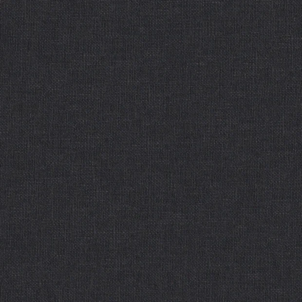 Photo of the fabric Kanvas Ebony swatch by Zepel FibreGuard. Use for Curtains, Upholstery, Accessory, Top of Bed. Style of Plain, Taffeta