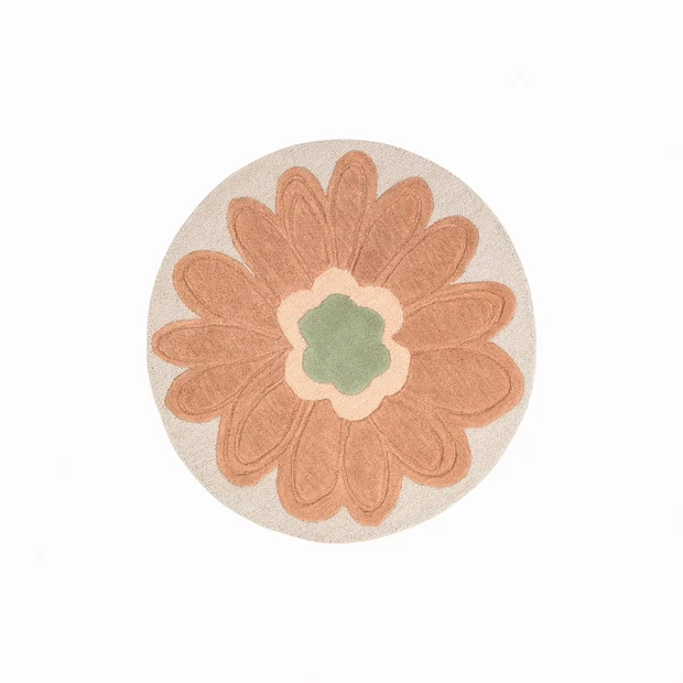 Photo of the fabric Oops A Daisy Round Rug 91Cm 01 swatch by Villa Nova. Use for Rug