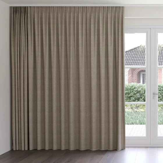 Photo of the fabric Laurel FR Blackout Rattan swatch by James Dunlop Essentials. Use for Curtains. Style of Abstract