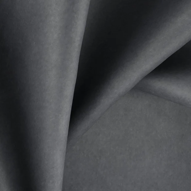 Photo of the fabric Poeme Slate swatch by Zepel. Use for Upholstery, Accessory. Style of Plain, Velvet
