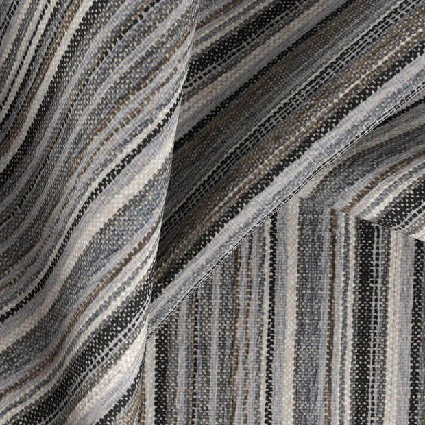 Photo of the fabric Broad Iron swatch by Zepel FibreGuard. Use for Upholstery, Accessory, Top of Bed. Style of Chenille, Stripe