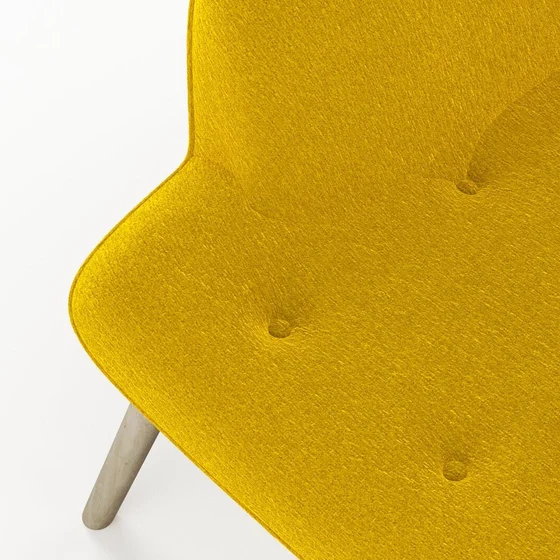 Photo of the fabric Snugly Dijon swatch by James Dunlop FibreGuard. Use for Upholstery, Accessory, Top of Bed. Style of Chenille, Plain