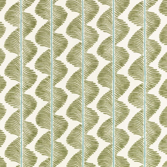 Photo of the fabric Aubin 8062 03 swatch by Romo. Use for Curtains, Upholstery, Accessory. Style of Print, Stripe