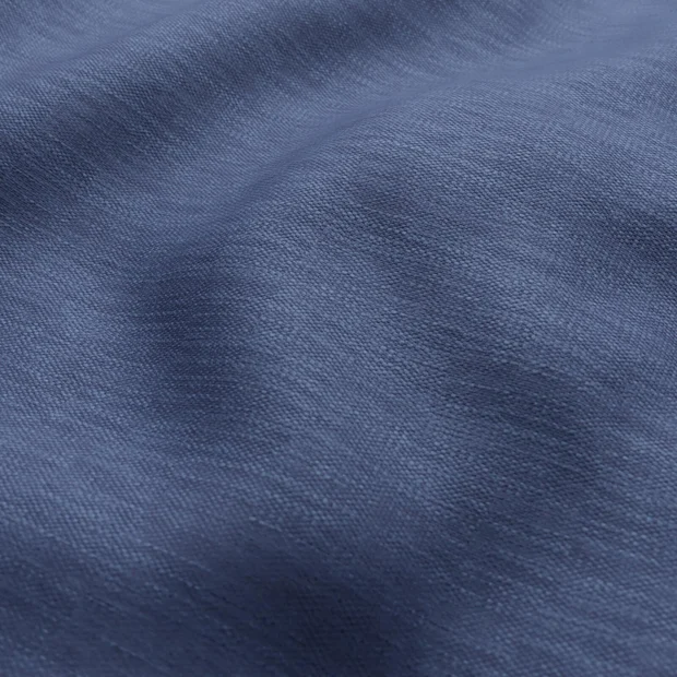 Photo of the fabric Cordoba Ink swatch by Zepel FibreGuard. Use for Curtains, Upholstery, Accessory, Top of Bed. Style of Plain, Texture