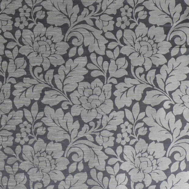 Photo of the fabric Valmont Sepia swatch by Zepel. Use for Curtains, Accessory, Top of Bed. Style of Floral And Botannical, Jacquard
