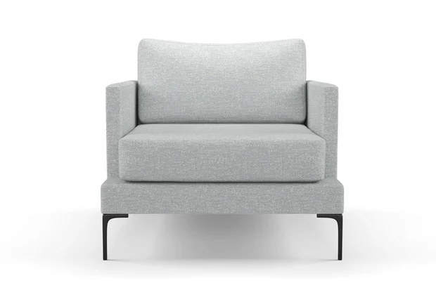 Photo of the fabric Elba Oyster swatch by Mokum. Use for Upholstery, Accessory. Style of Plain, Texture