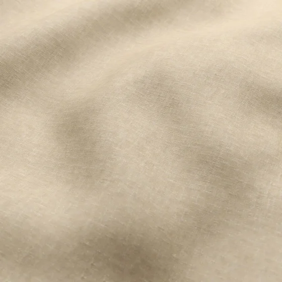 Photo of the fabric Hometown Beige swatch by Zepel. Use for Curtains, Upholstery, Accessory, Top of Bed. Style of Plain, Texture