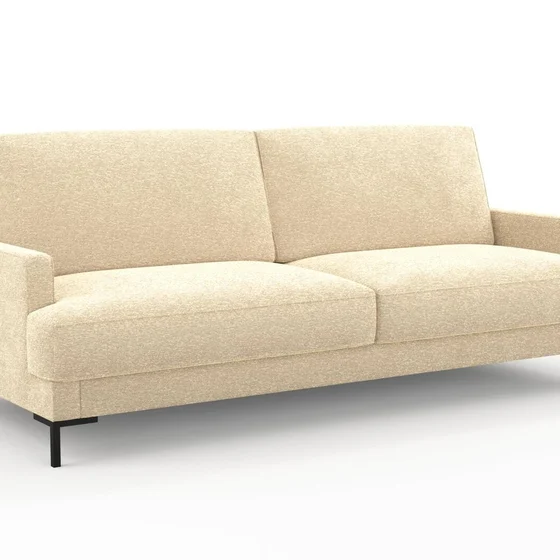 Photo of the fabric Modernist Sand swatch by Mokum. Use for Upholstery, Accessory. Style of Plain, Texture
