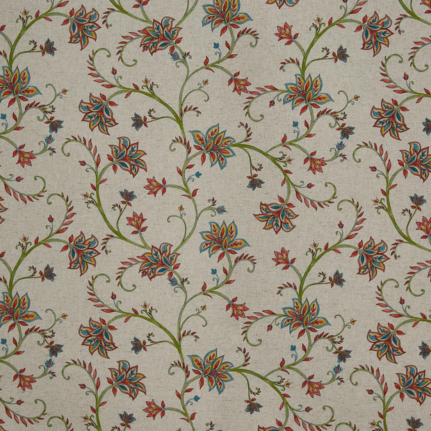 Photo of the fabric Kentwell 8805 340 swatch by Prestigious. Use for Curtains, Accessory. Style of Floral And Botannical, Print