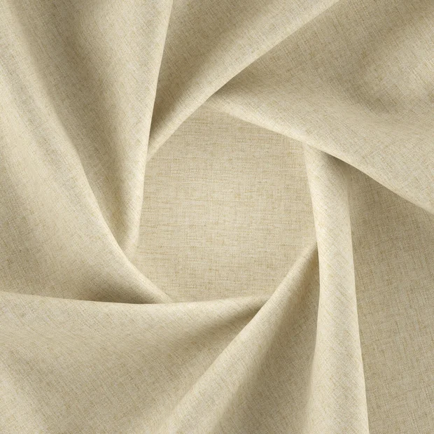 Photo of the fabric Stonewall Blackout Tan swatch by Zepel. Use for Curtains, Accessory, Top of Bed. Style of Blackout, Plain
