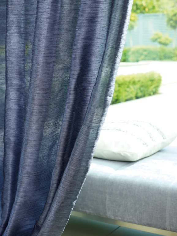 Photo of the fabric Baltimore V3029 10 in situ by Villa Nova. Use for Curtains, Accessory, Top of Bed. Style of Plain
