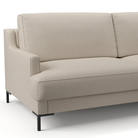 Photo of the fabric Souk Pebble swatch by Mokum. Use for Upholstery, Accessory. Style of Plain, Texture