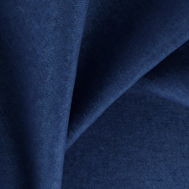 Photo of the fabric Drama Fjord swatch by Zepel FibreGuard. Use for Curtains, Upholstery, Accessory, Top of Bed. Style of Chenille, Plain