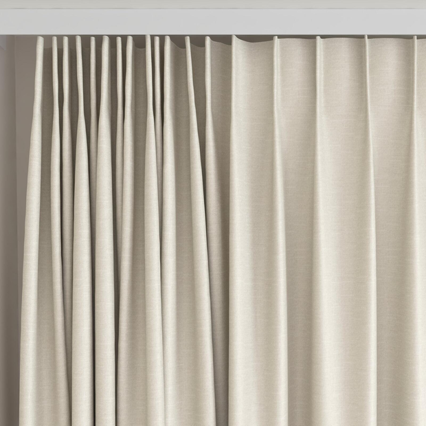 Photo of the fabric Atelier Parchment swatch by James Dunlop. Use for Curtains, Accessory. Style of Plain, Taffeta