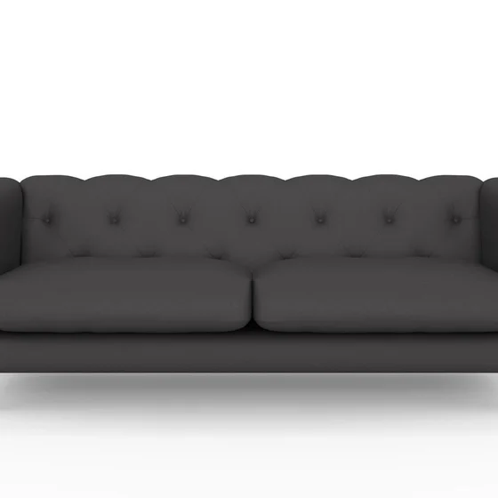 Photo of the fabric Urban Charcoal swatch by James Dunlop. Use for Curtains, Upholstery, Accessory. Style of Plain, Texture