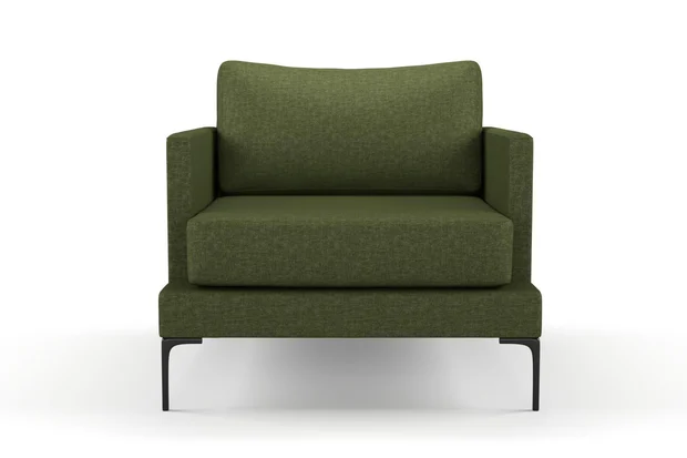 Photo of the fabric Tahiti Kale swatch by Mokum FibreGuard. Use for Curtains, Upholstery, Accessory, Top of Bed. Style of Chenille, Plain