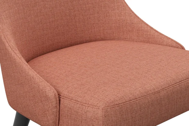 Photo of the fabric Frisco Spice swatch by James Dunlop Essentials. Use for Curtains, Upholstery, Accessory, Top of Bed. Style of Plain, Texture