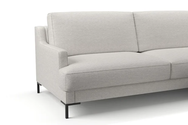 Photo of the fabric Coupole Silver swatch by Mokum. Use for Upholstery, Accessory. Style of Plain, Texture