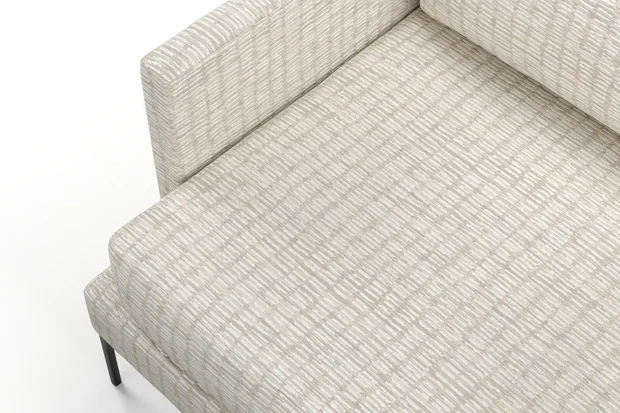 Photo of the fabric Raku Oyster swatch by Mokum. Use for Upholstery, Accessory. Style of Plain, Texture