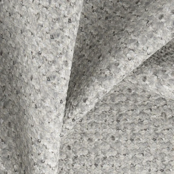 Photo of the fabric Indiana Aluminium swatch by Zepel FibreGuard. Use for Upholstery, Accessory. Style of Plain, Texture