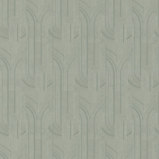 Photo of the fabric Porte Doree Wp 7628 7628 1936 swatch by Casamance. Use for Wall Covering. Style of Geometric, Print
