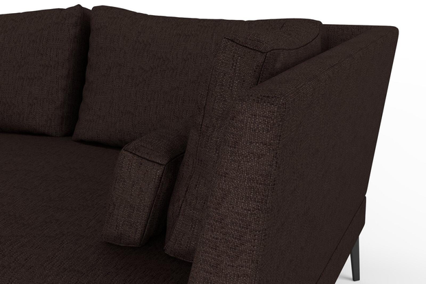 Photo of the fabric Pandanus Blackberry swatch by Mokum. Use for Upholstery. Style of Plain, Taffeta