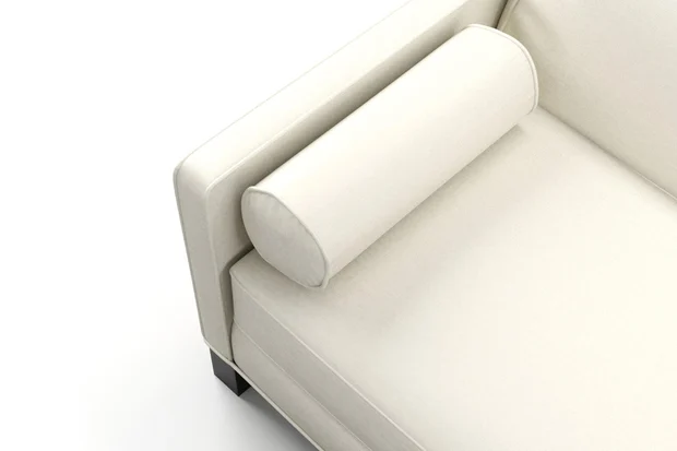 Photo of the fabric Provence Ivory swatch by James Dunlop Essentials. Use for Curtains, Upholstery, Accessory, Top of Bed. Style of Plain, Texture