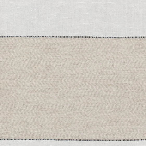 Photo of the fabric Long Beach Sand swatch by James Dunlop. Use for Sheer Curtains. Style of Sheer, Stripe