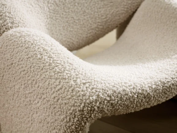 Photo of the fabric Zumirez Z563 02 in situ by Zinc. Use for Upholstery, Accessory. Style of Plain, Texture