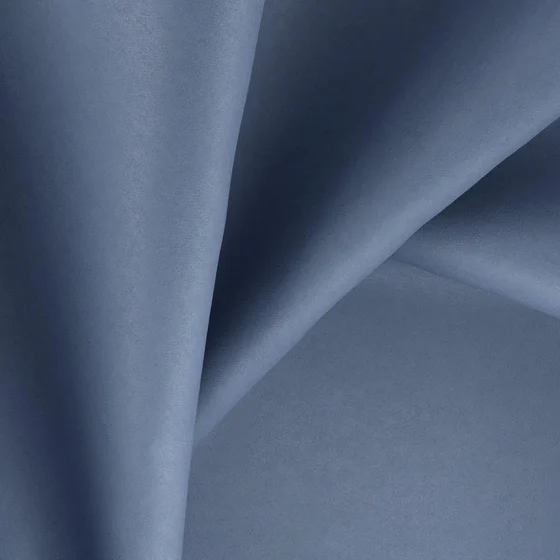 Photo of the fabric Re-Vive Cadet swatch by FR-One. Use for Curtains. Style of Dim Out, Plain