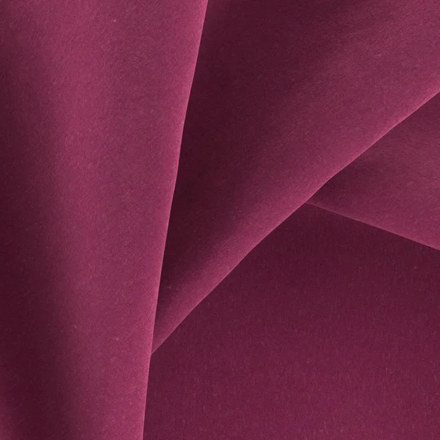 Photo of the fabric Lux Velvet Bordeaux 8603 swatch by Zepel. Use for Curtains, Upholstery, Accessory. Style of Plain, Velvet