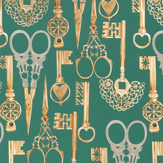 Photo of the fabric Roxanne W451 06 swatch by Romo. Use for Wall Covering