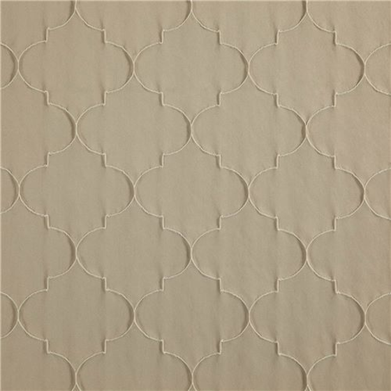 Photo of the fabric Tribute Linen swatch by Zepel. Use for Curtains, Accessory. Style of Geometric, Jacquard