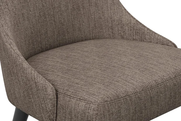 Photo of the fabric Trezor Pepper swatch by James Dunlop FibreGuard. Use for Curtains, Upholstery, Accessory. Style of Chenille, Plain