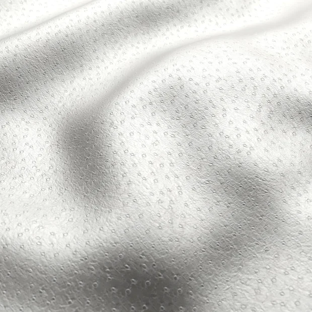 Photo of the fabric Supreme Metallic Silver swatch by Zepel. Use for Upholstery. Style of Animals And Birds, Leather And Vinyl