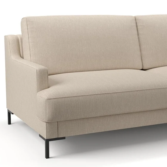 Photo of the fabric Souk Nougat swatch by Mokum. Use for Upholstery, Accessory. Style of Plain, Texture