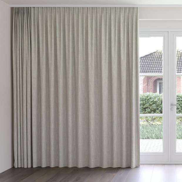Photo of the fabric Chatham Wind swatch by James Dunlop Essentials. Use for Curtains. Style of Plain, Texture