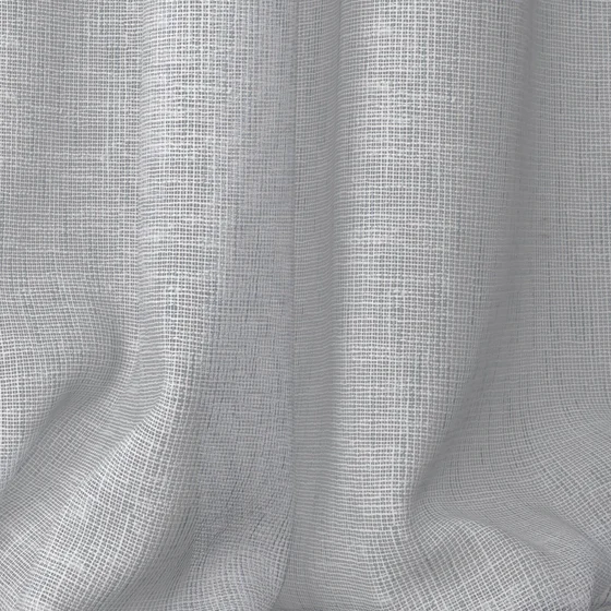 Photo of the fabric Seaview Sky swatch by James Dunlop. Use for Sheer Curtains. Style of Plain, Sheer