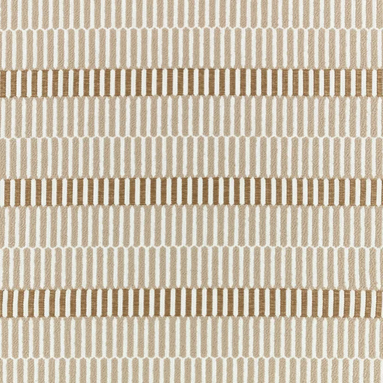 Photo of the fabric Vida Outdoor 9186 01 swatch by Black Edition. Use for Upholstery, Accessory. Style of Jacquard, Stripe