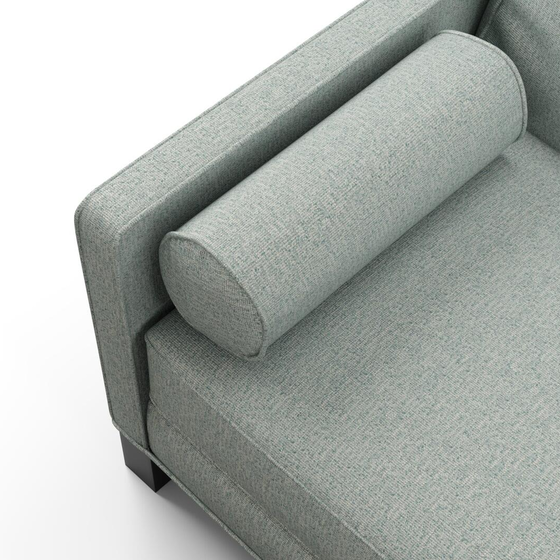 Photo of the fabric Omni Mineral swatch by James Dunlop FibreGuard. Use for Upholstery, Accessory, Top of Bed. Style of Plain, Texture