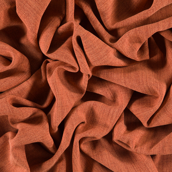 Photo of the fabric Jadore Ginger swatch by FR-One. Use for Curtains, Upholstery, Accessory, Top of Bed. Style of Plain, Taffeta
