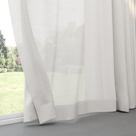 Photo of the fabric Revel Feather swatch by Mokum. Use for Curtains. Style of Plain, Texture