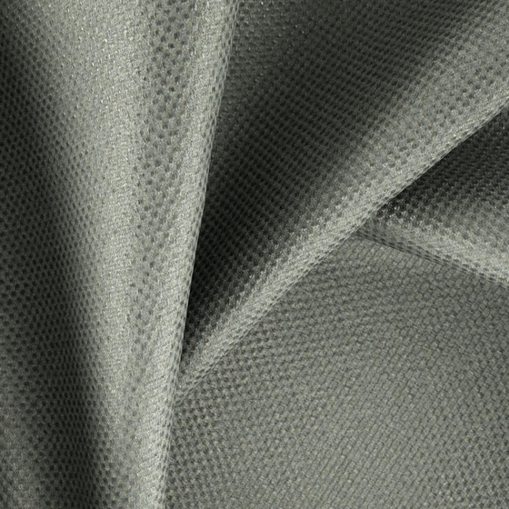 Photo of the fabric Nightshift Aluminium swatch by Zepel. Use for Curtains, Accessory, Top of Bed. Style of Dim Out, Plain