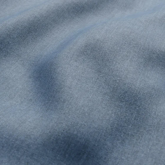 Photo of the fabric Deluxe Sky swatch by Zepel FibreGuard. Use for Upholstery, Accessory, Top of Bed. Style of Plain, Velvet