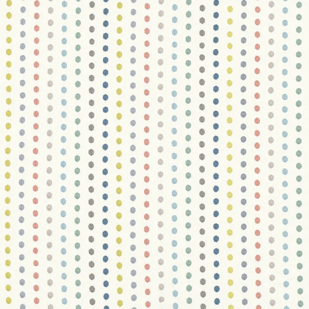 Photo of the fabric Dotty V3319 03 swatch by Villa Nova. Use for Curtains. Style of Childrens, Embroidery