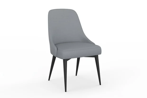 Photo of the fabric Soho Chrome swatch by James Dunlop. Use for Curtains, Upholstery, Accessory. Style of Plain, Texture